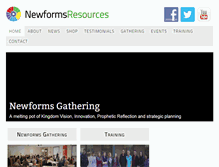 Tablet Screenshot of newformsresources.com